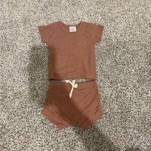 Ribbed Baby Outfit